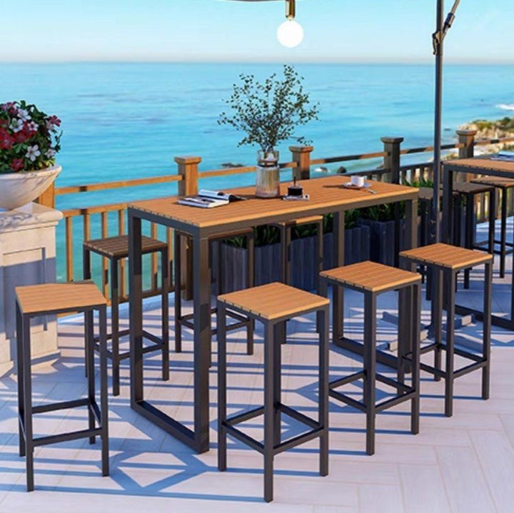 THERON Modern Outdoor Bar Table & Chairs