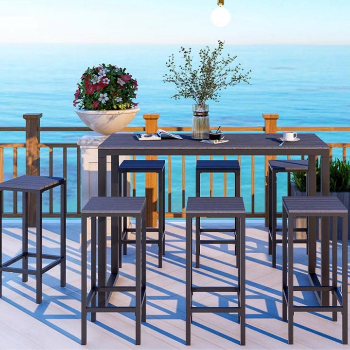 THERON Modern Outdoor Bar Table & Chairs
