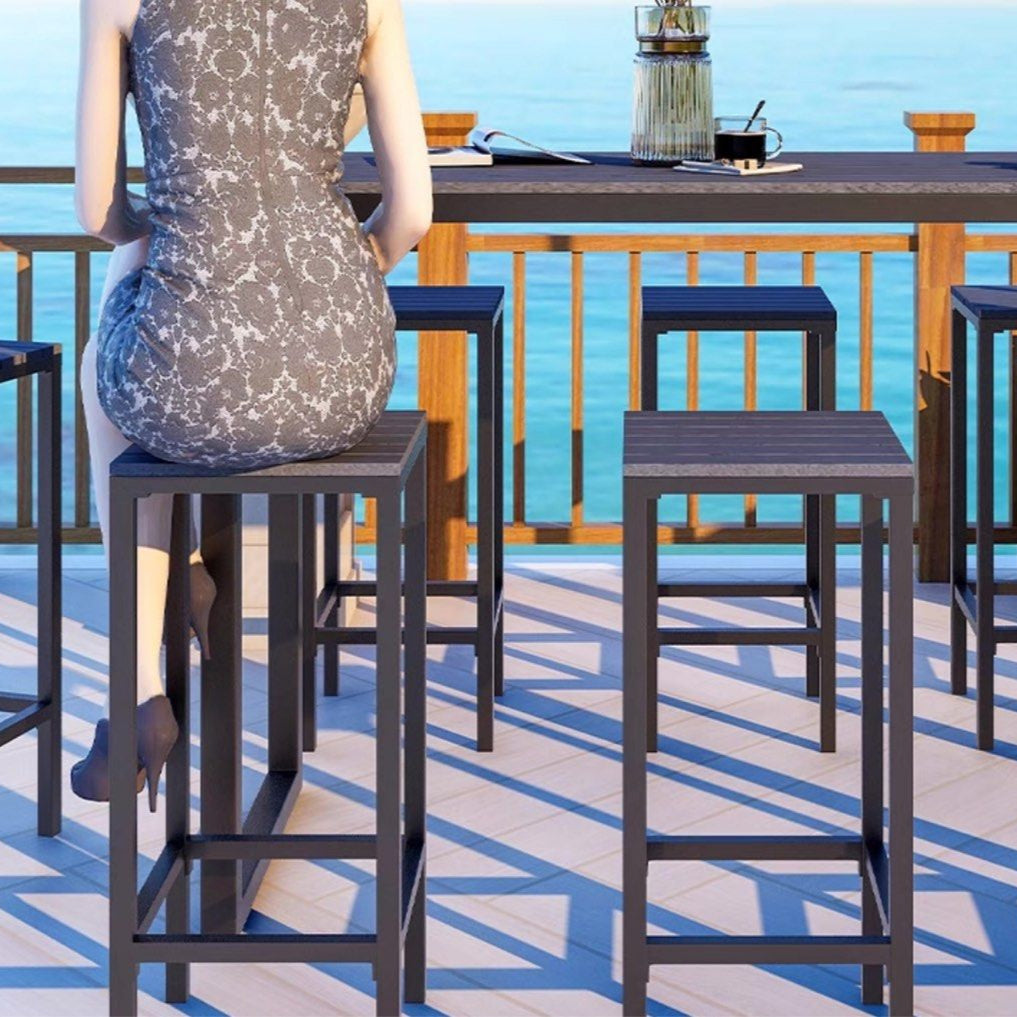 THERON Modern Outdoor Bar Table & Chairs