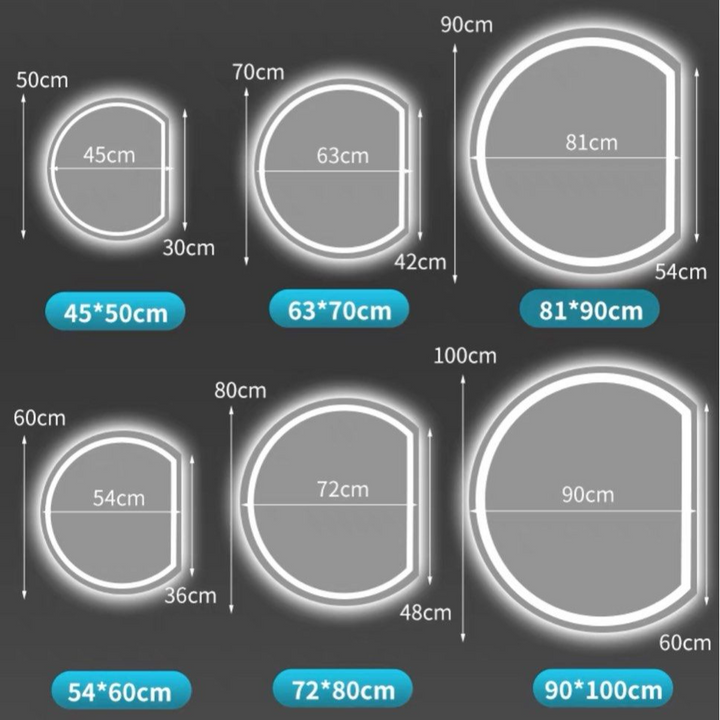 JANSE Modern LED Wall Mirror