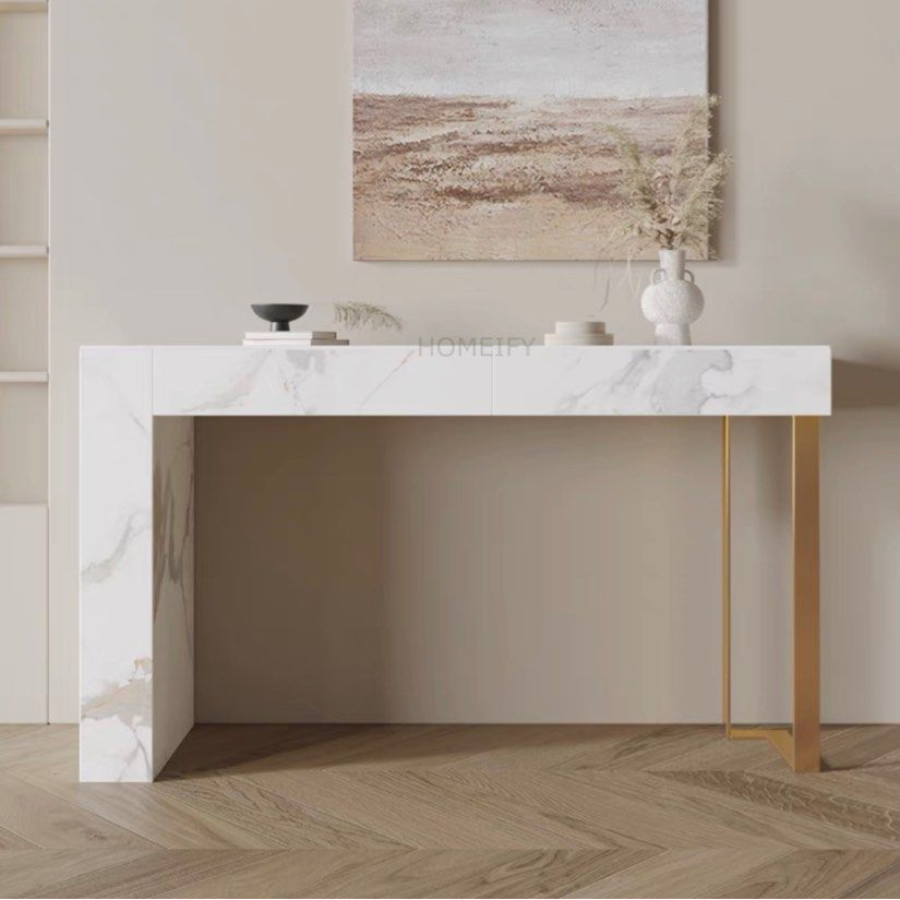 AMARA Modern Marble Console Table