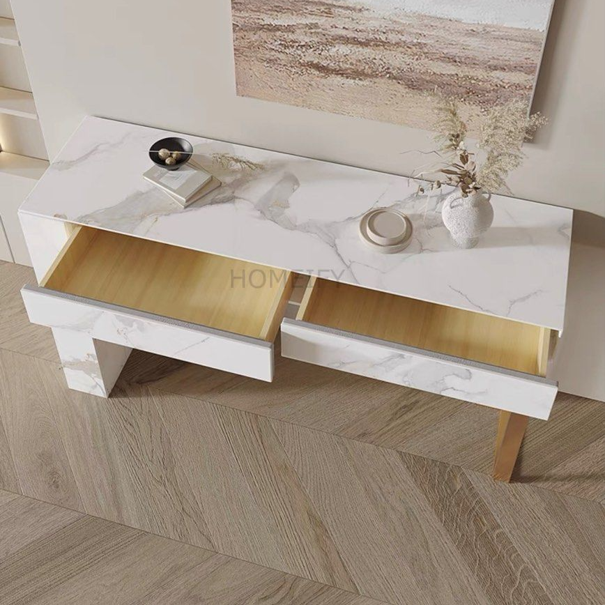 AMARA Modern Marble Console Table