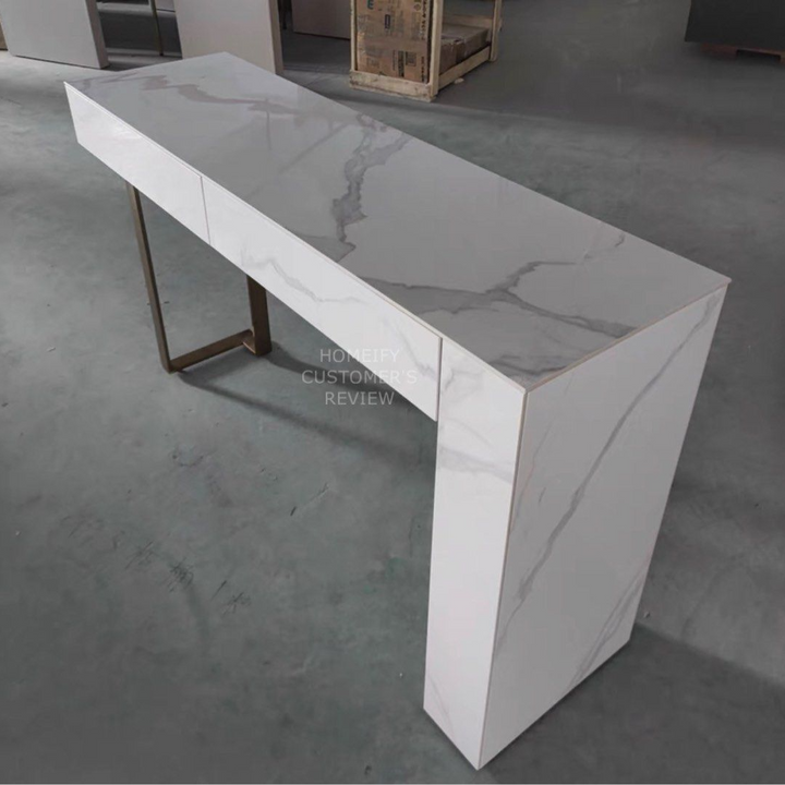 AMARA Modern Marble Console Table