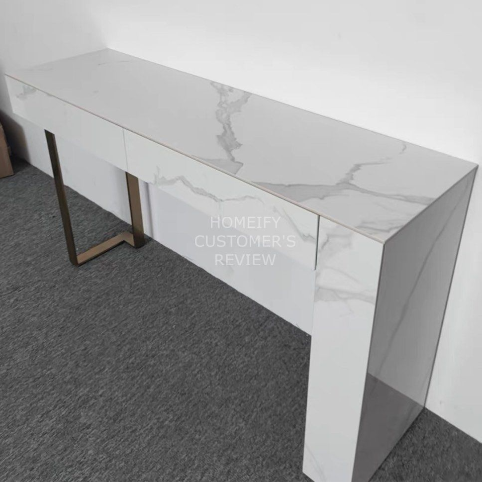 AMARA Modern Marble Console Table
