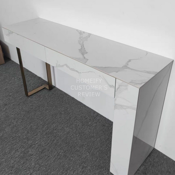 AMARA Modern Marble Console Table