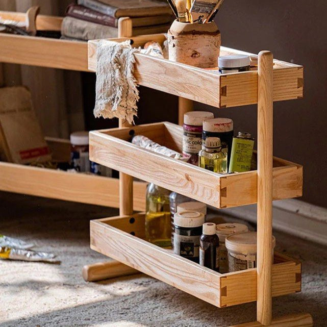JAQWE Solid Wood Rack