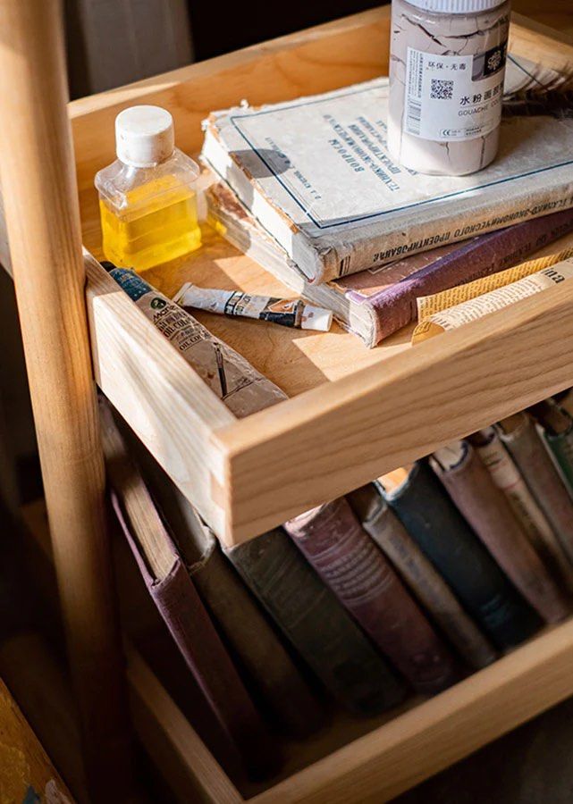 JAQWE Solid Wood Rack
