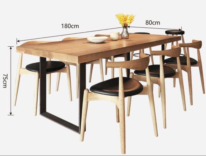 JESSE Solid Wood Dining Table