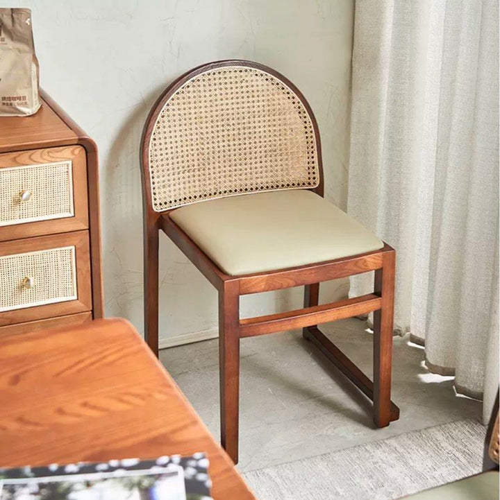 MARLEY Rustic Rattan Dining Chair