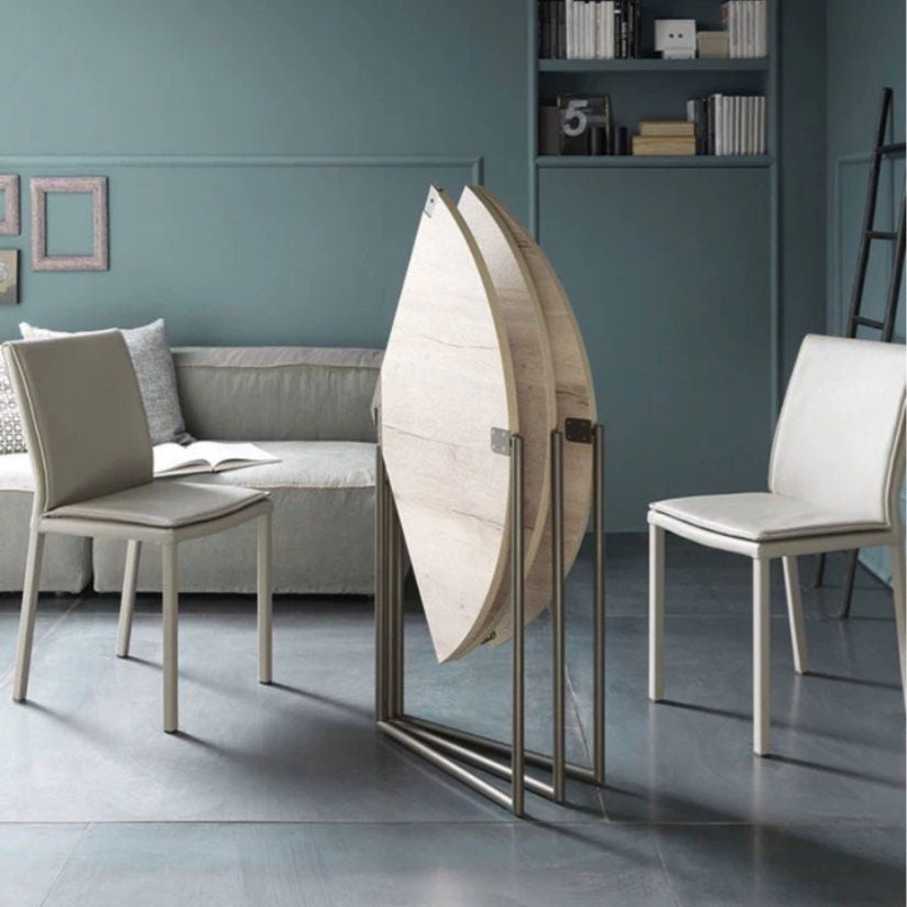 JASPER Modern Leather Dining Chair - Radical Homes Singapore