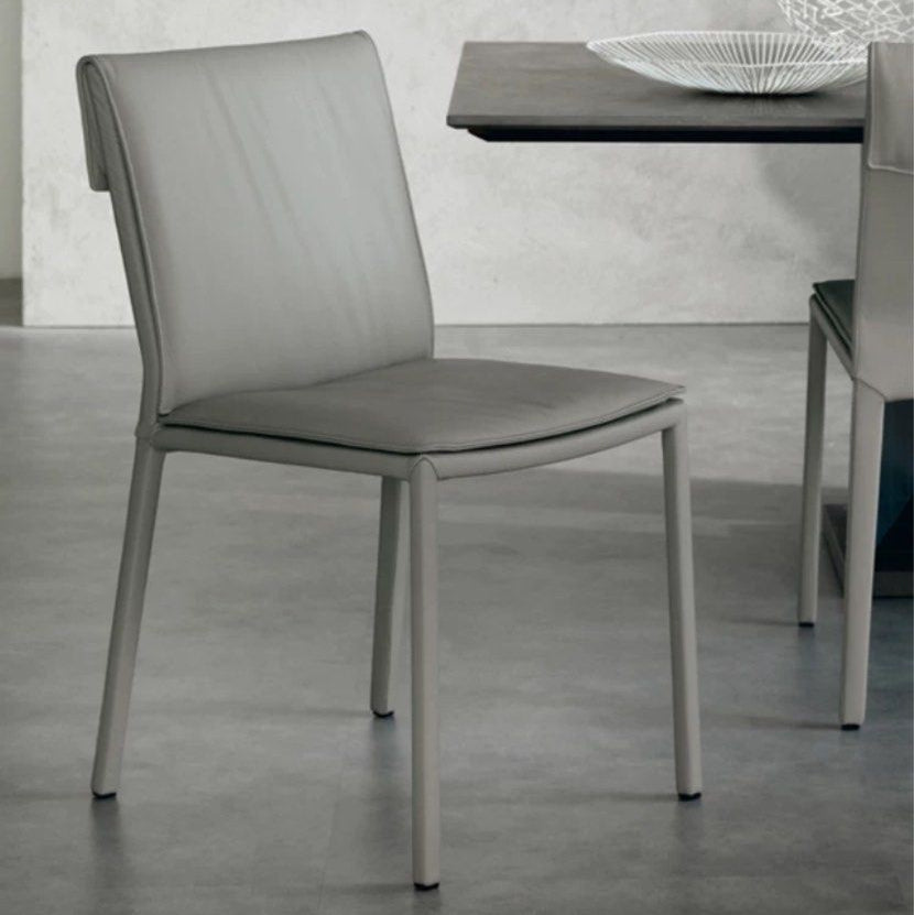 JASPER Modern Leather Dining Chair - Radical Homes Singapore