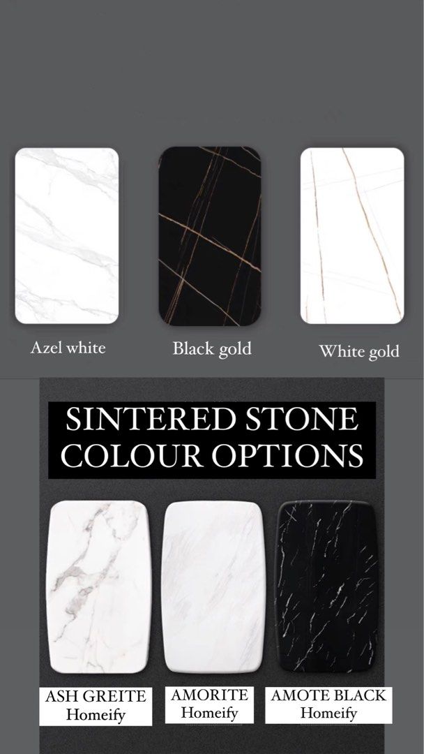 MALCRO Minimalistic Sintered Stone Sideboard