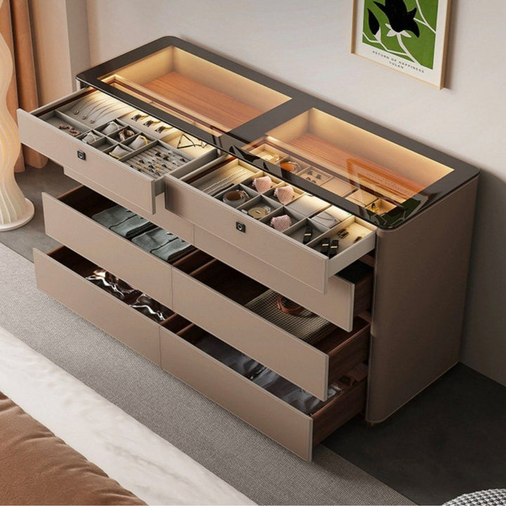 JAUDO Modern Vanity Island / Chest Of Drawers