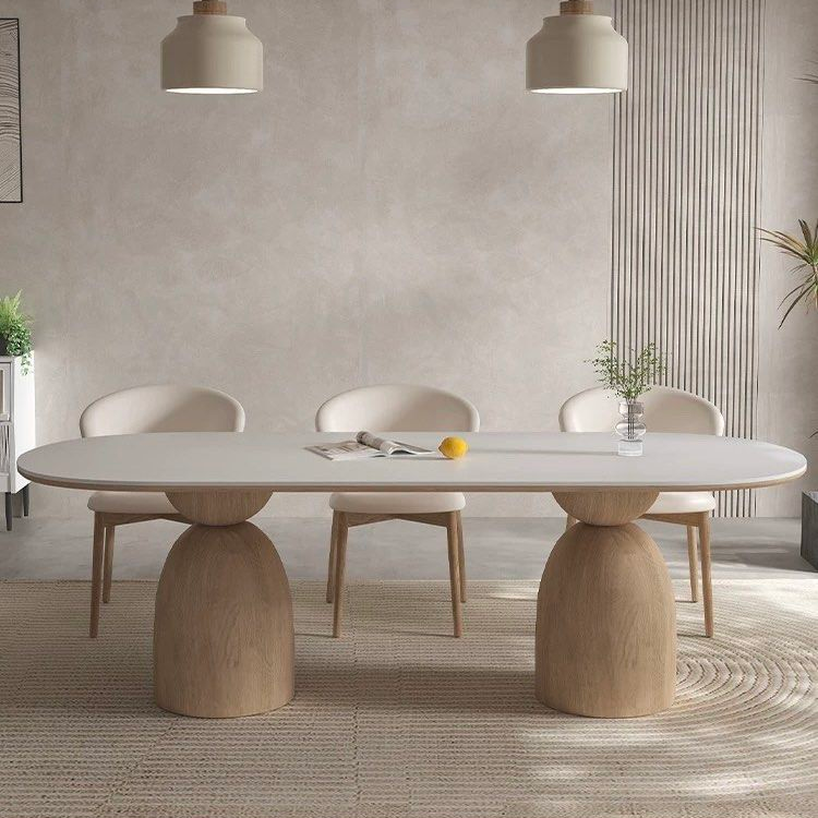 SABINE Japandi Sintered Stone Dining Table