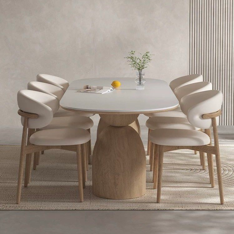 SABINE Japandi Sintered Stone Dining Table