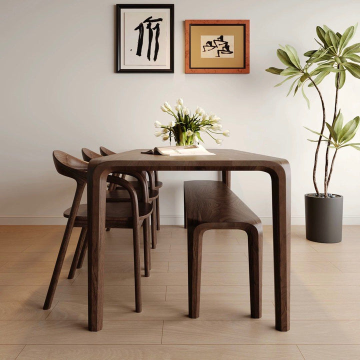 JAYEN Modern Solid Wood Dining Table