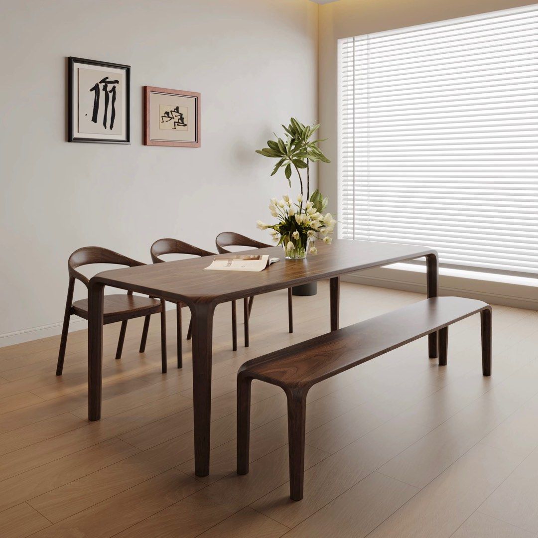 JAYEN Modern Solid Wood Dining Table