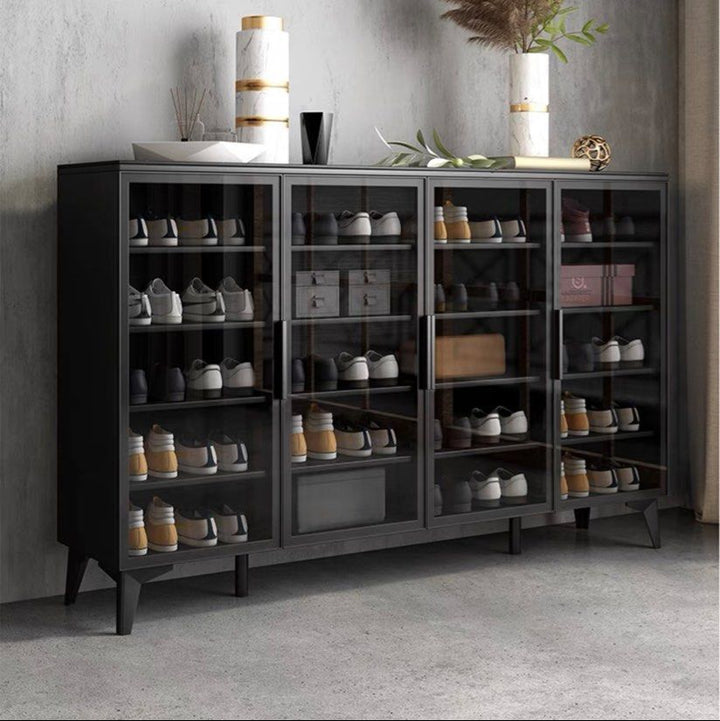 JAZ Modern Glass Shoe Cabinet
