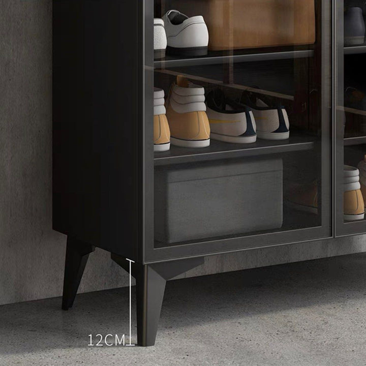JAZ Modern Glass Shoe Cabinet