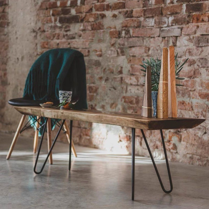 DURAN Suar Wood Dining Table & Bench