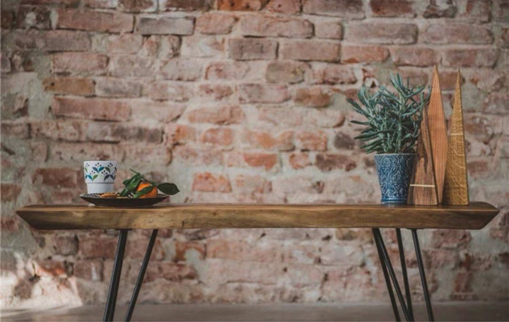 DURAN Suar Wood Dining Table & Bench