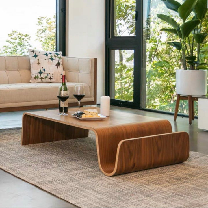 JEBANA Solid Wood Coffee Table