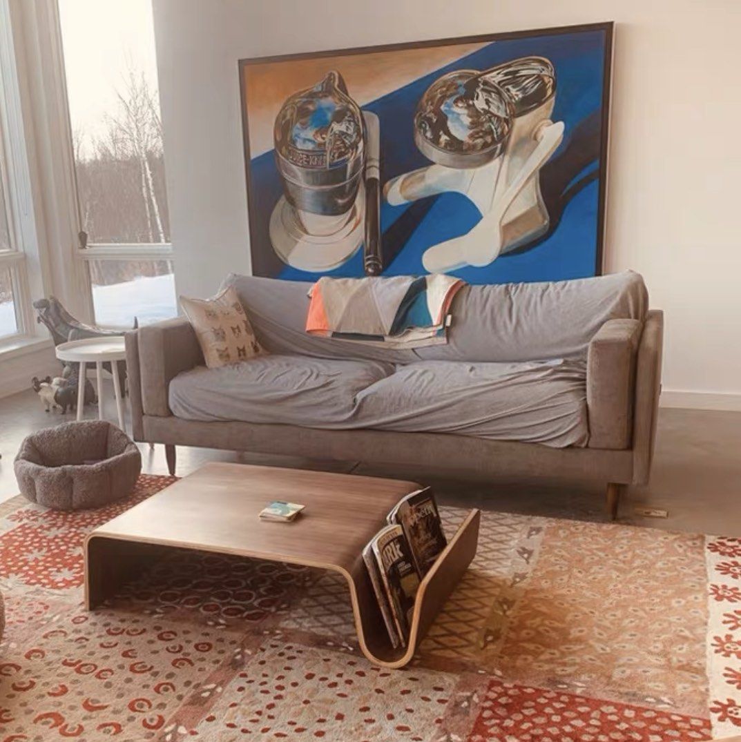 JEBANA Solid Wood Coffee Table