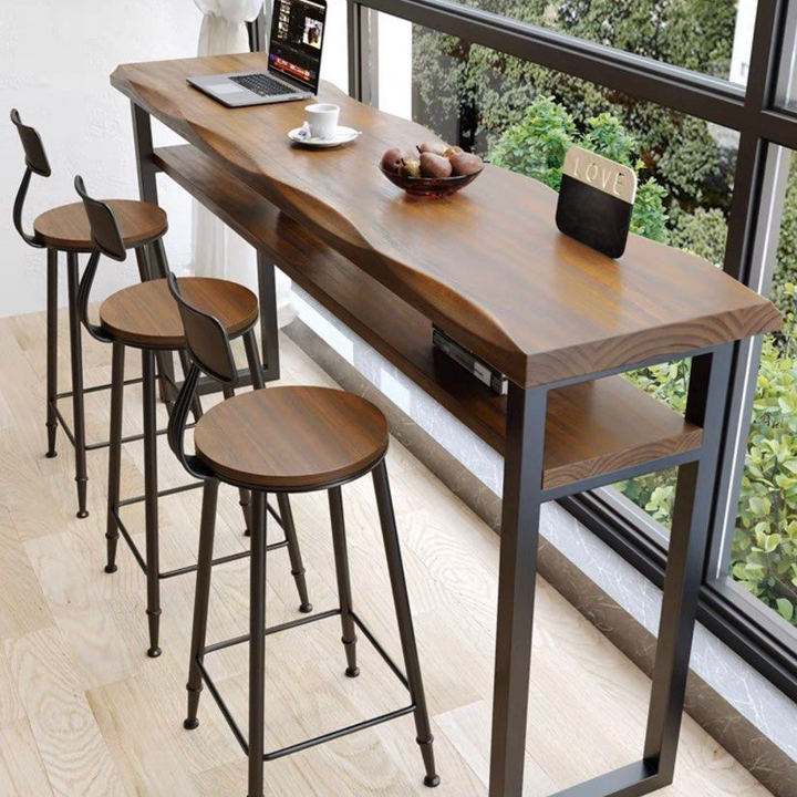 Party Table Stool LIOANO Rustic Bar Table & Stools – Radical Homes