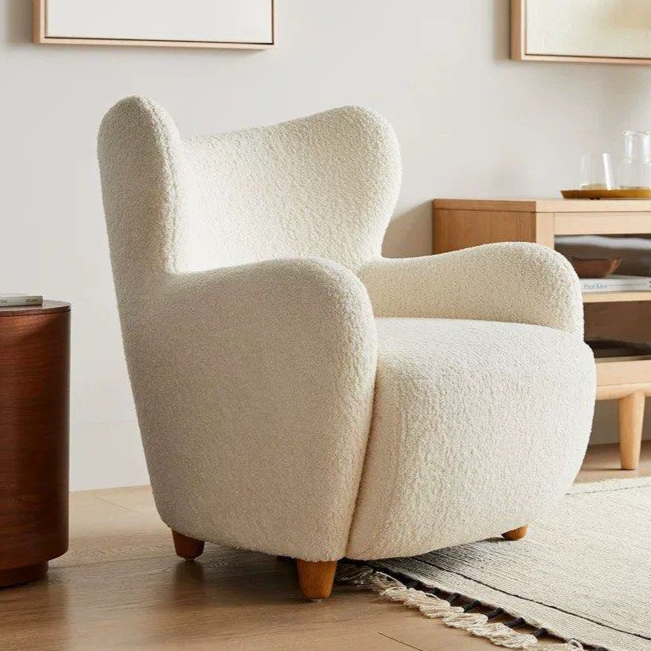 SAVANNAH Japandi Boucle Armchair