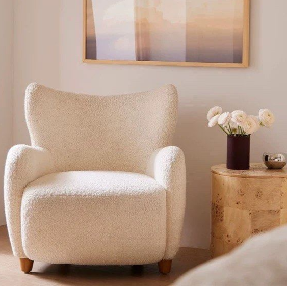 SAVANNAH Japandi Boucle Armchair