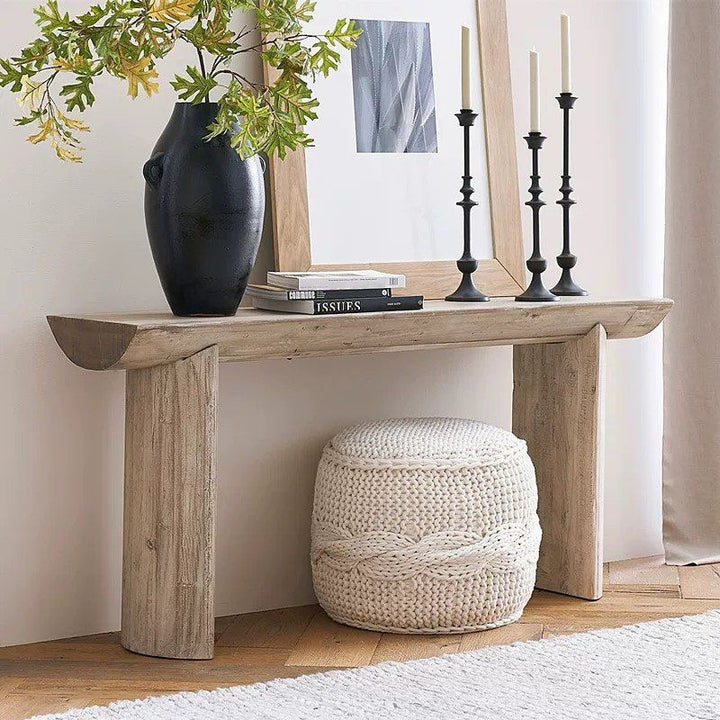 LUCIA Wabi Sabi Solid Wood Console Table