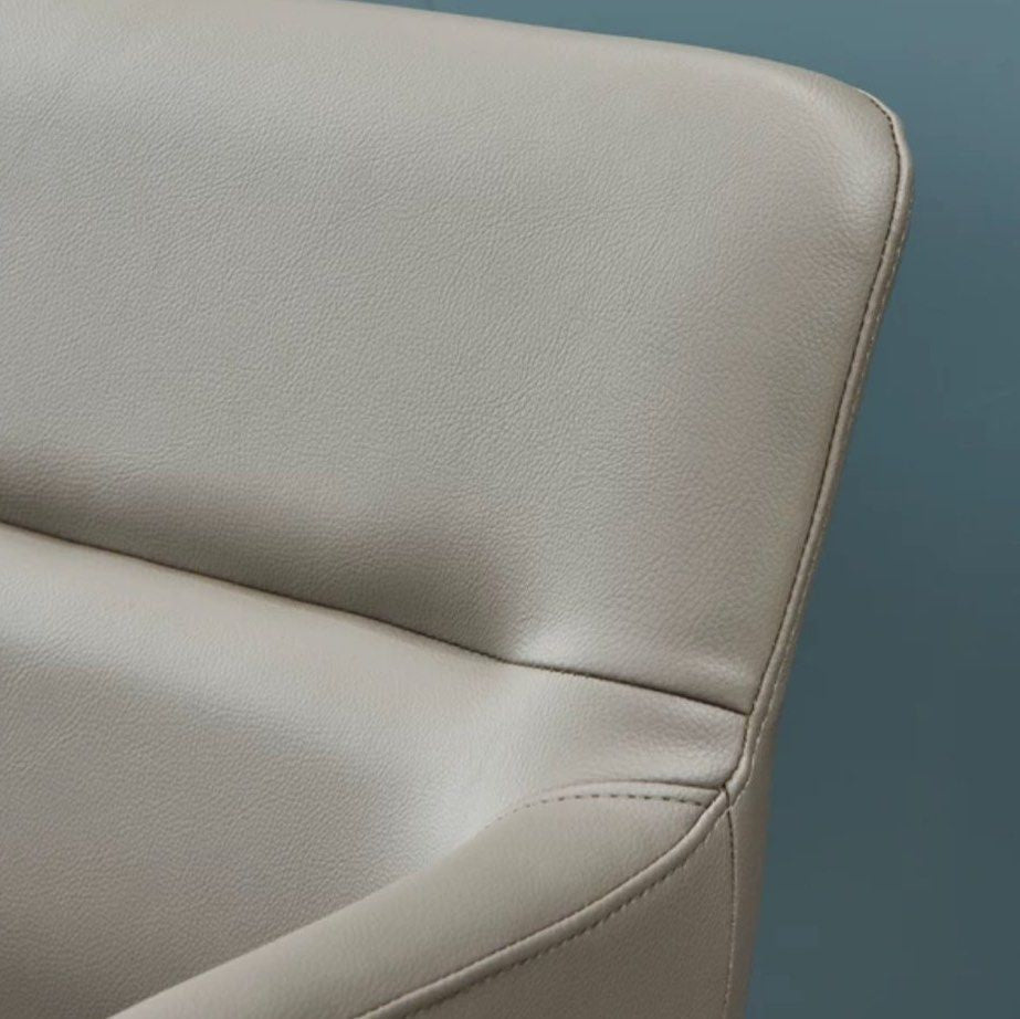 FREJA Modern Leather Dining Bench