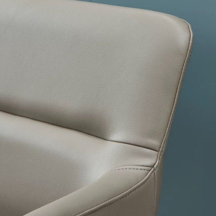 FREJA Modern Leather Dining Bench