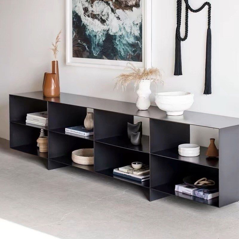 UVELA Modern Iron TV Console