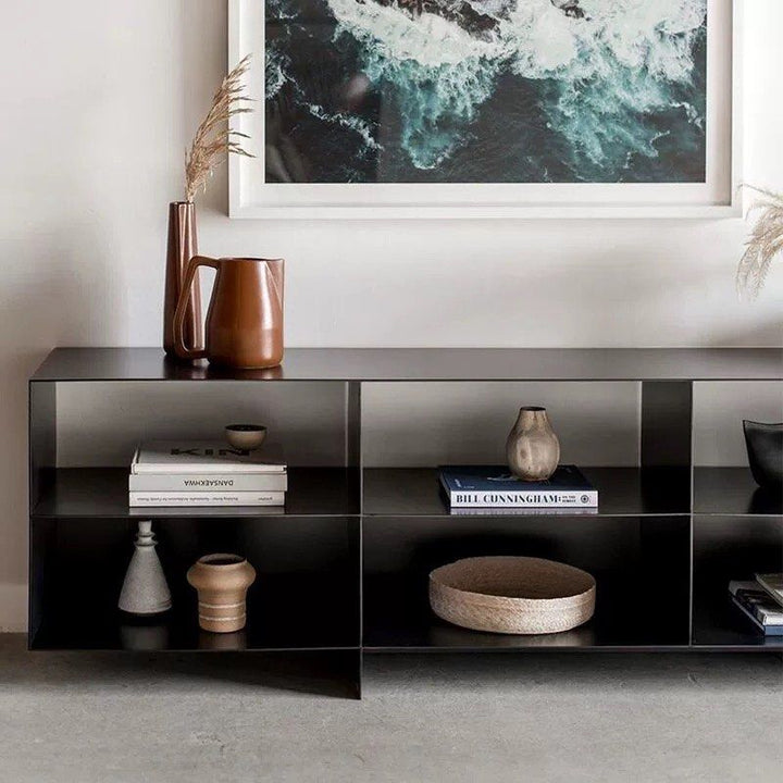 UVELA Modern Iron TV Console