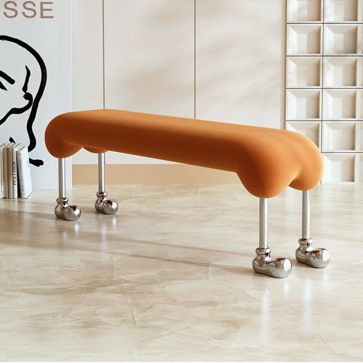 EOWYN Modern Eclectic Velvet Bench