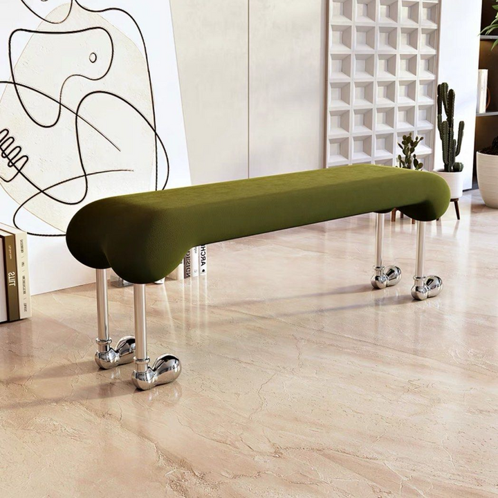 EOWYN Modern Eclectic Velvet Bench