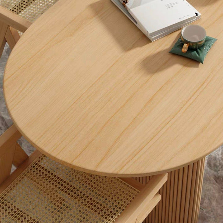 KENNA Japandi Solid Wood Dining Table