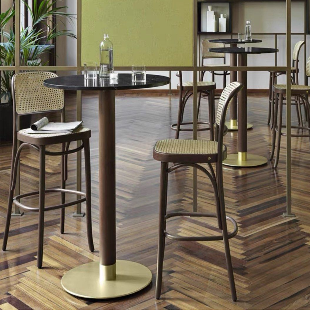 BOSEN Rustic Rattan Bar Stool