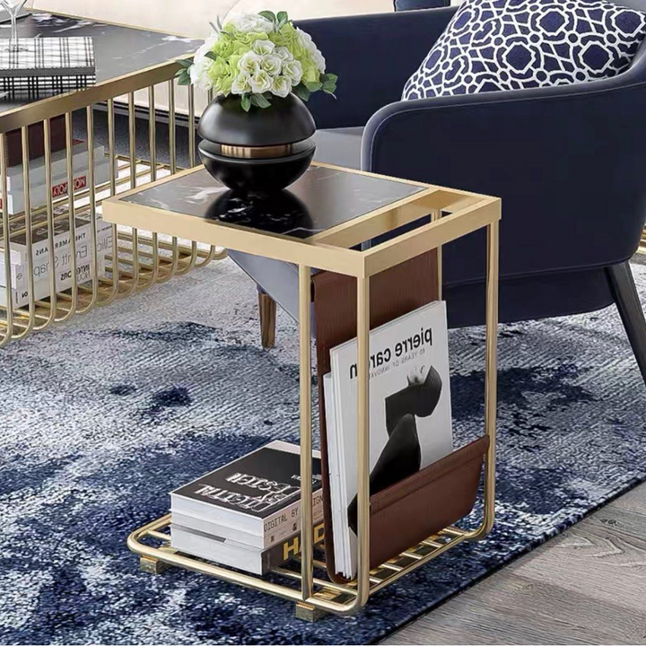 WALDER Modern Marble Side Table