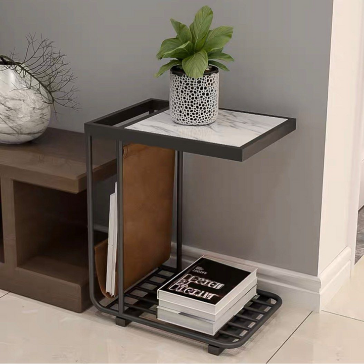 WALDER Modern Marble Side Table