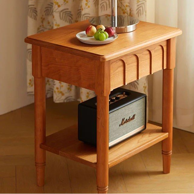 JOHANNA Solid Wood Side Table