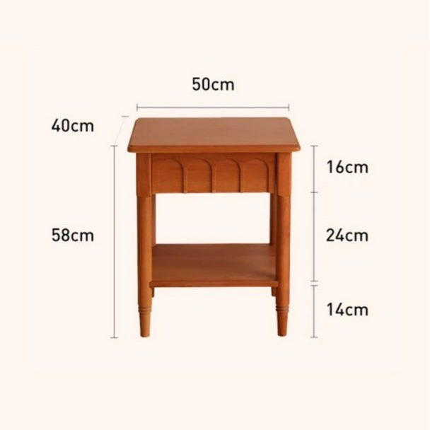 JOHANNA Solid Wood Side Table