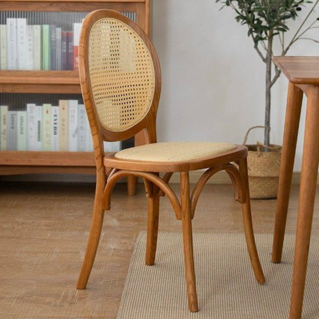 LORNA Rustic Rattan Dining Chair - Radical Homes Singapore