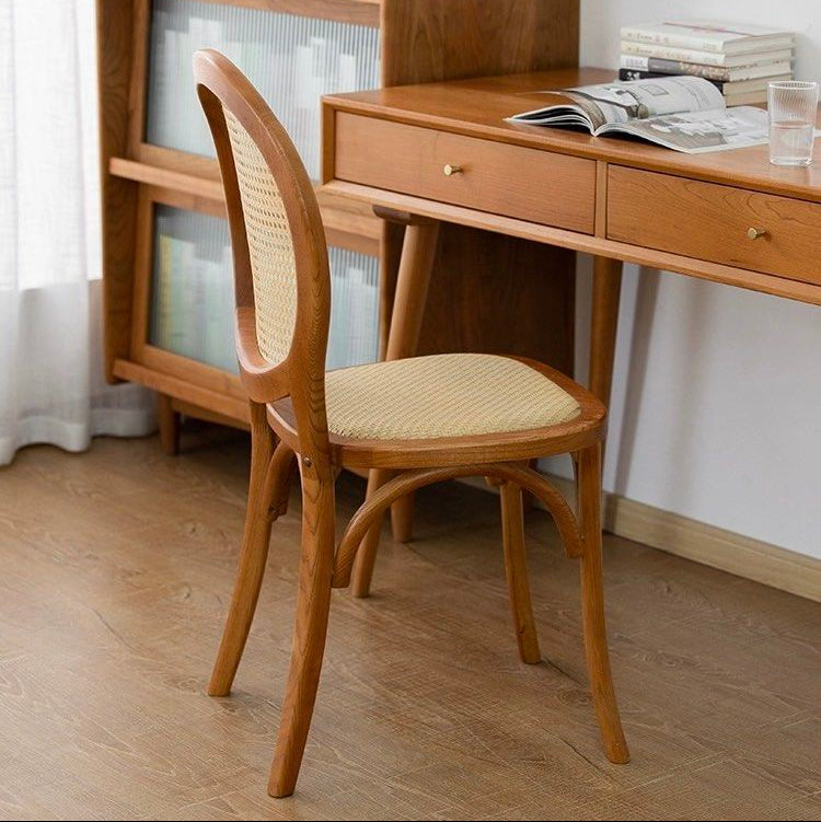 LORNA Rustic Rattan Dining Chair - Radical Homes Singapore