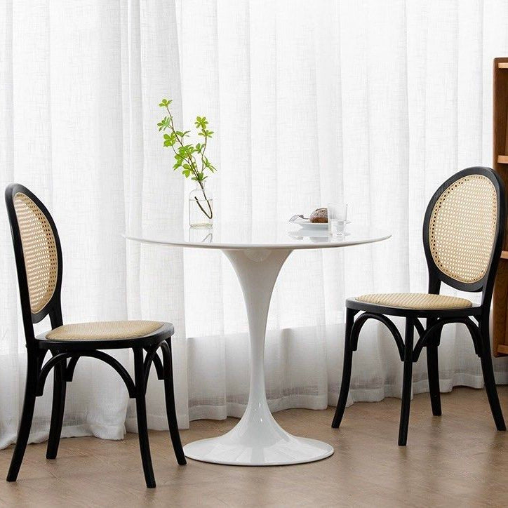LORNA Rustic Rattan Dining Chair - Radical Homes Singapore