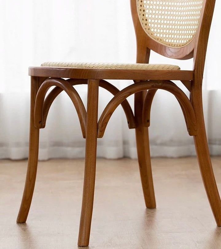 LORNA Rustic Rattan Dining Chair - Radical Homes Singapore