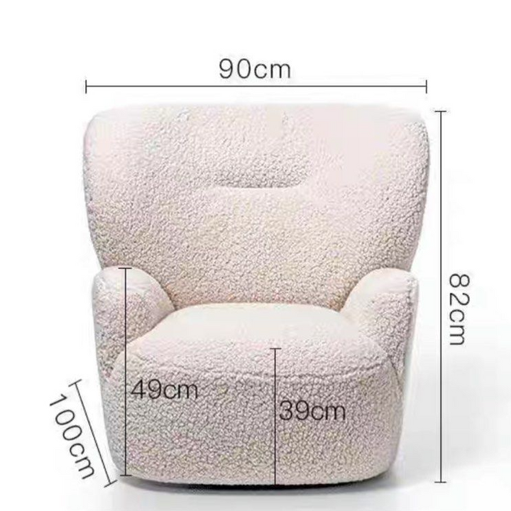 MADISON Modern Boucle Lounge Chair