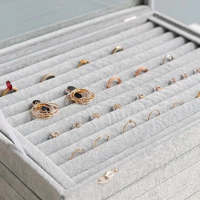 JEWEL Glass Top Jewellery Box