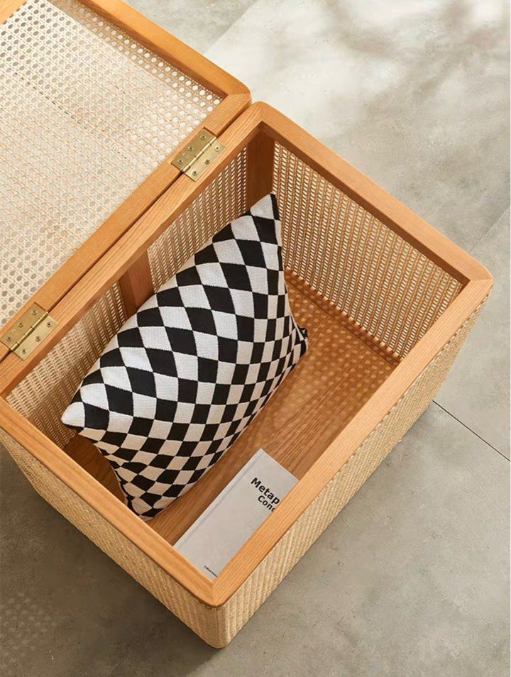 JEWUL Rattan Storage Box